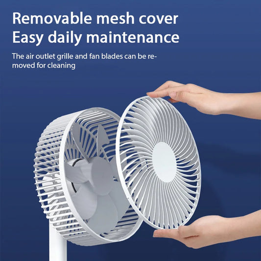 Compact Quiet Electric Fan for Office & Dormitory – USB Powered