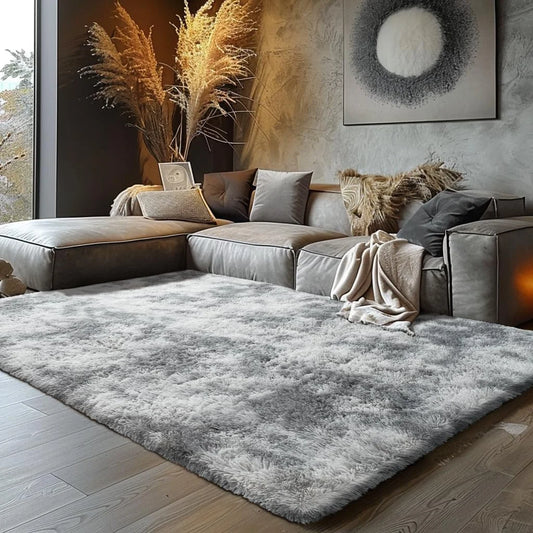 Ultra-Soft Plush Area Rug – Non-Slip Carpet for Bedroom & Living Room