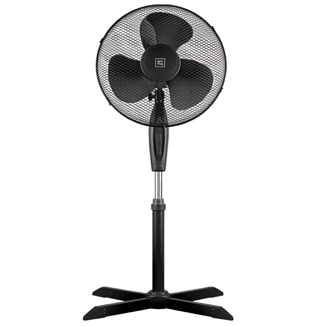 40cm Standing Floor Fan – 3-Speed Quiet Cooling with Height Adjustment
