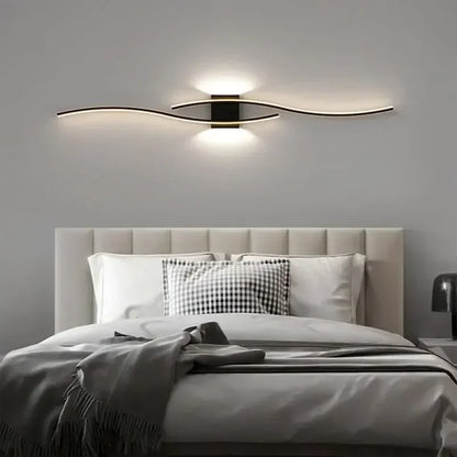 Modern LED Wall Light – Dimmable Aluminum Wall Lamp for Bedroom & Living Room