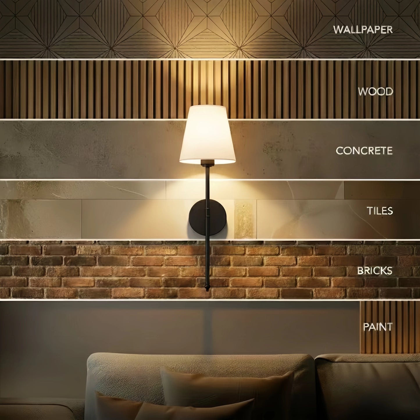Rechargeable Wireless LED Wall Lamp – Remote Controlled Stick-On Light