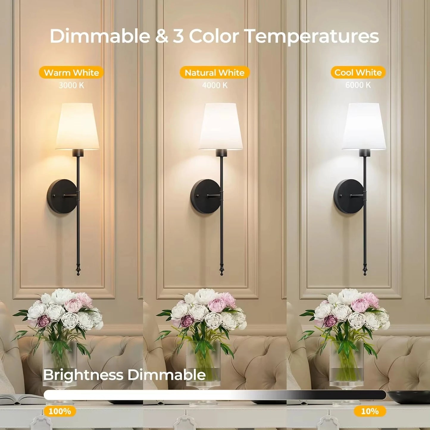 Rechargeable Wireless LED Wall Lamp – Remote Controlled Stick-On Light