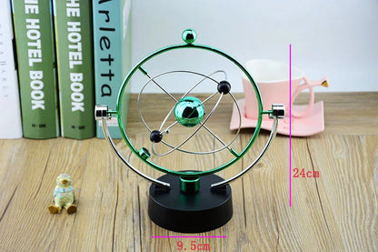 Galaxy Magnetic Perpetual Motion Pendulum – Rotating Earth Desk Decor