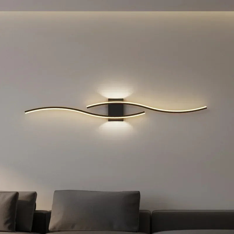 Modern LED Wall Light – Dimmable Aluminum Wall Lamp for Bedroom & Living Room