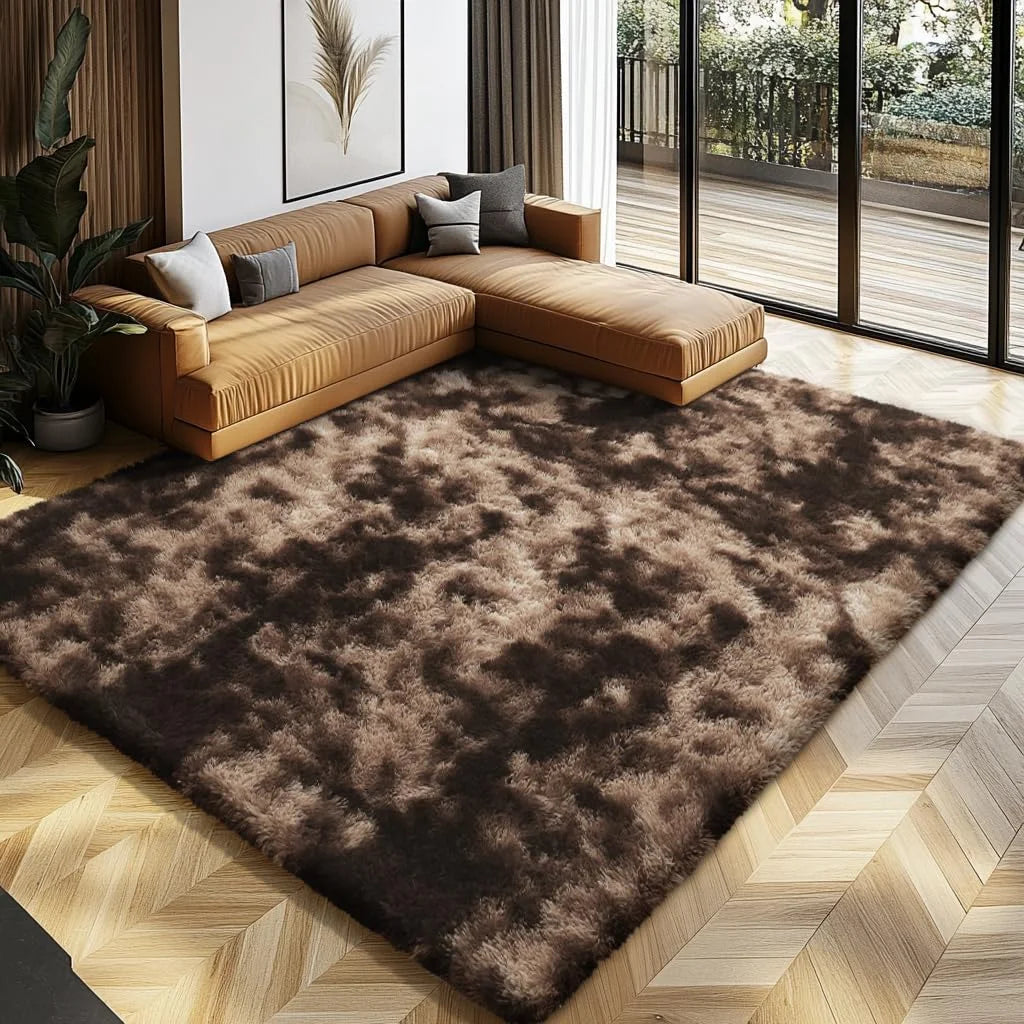 Ultra-Soft Plush Area Rug – Non-Slip Carpet for Bedroom & Living Room