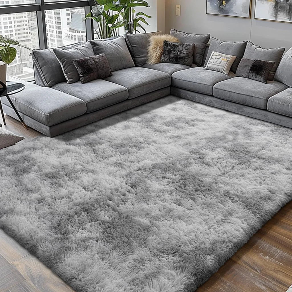 Ultra-Soft Plush Area Rug – Non-Slip Carpet for Bedroom & Living Room