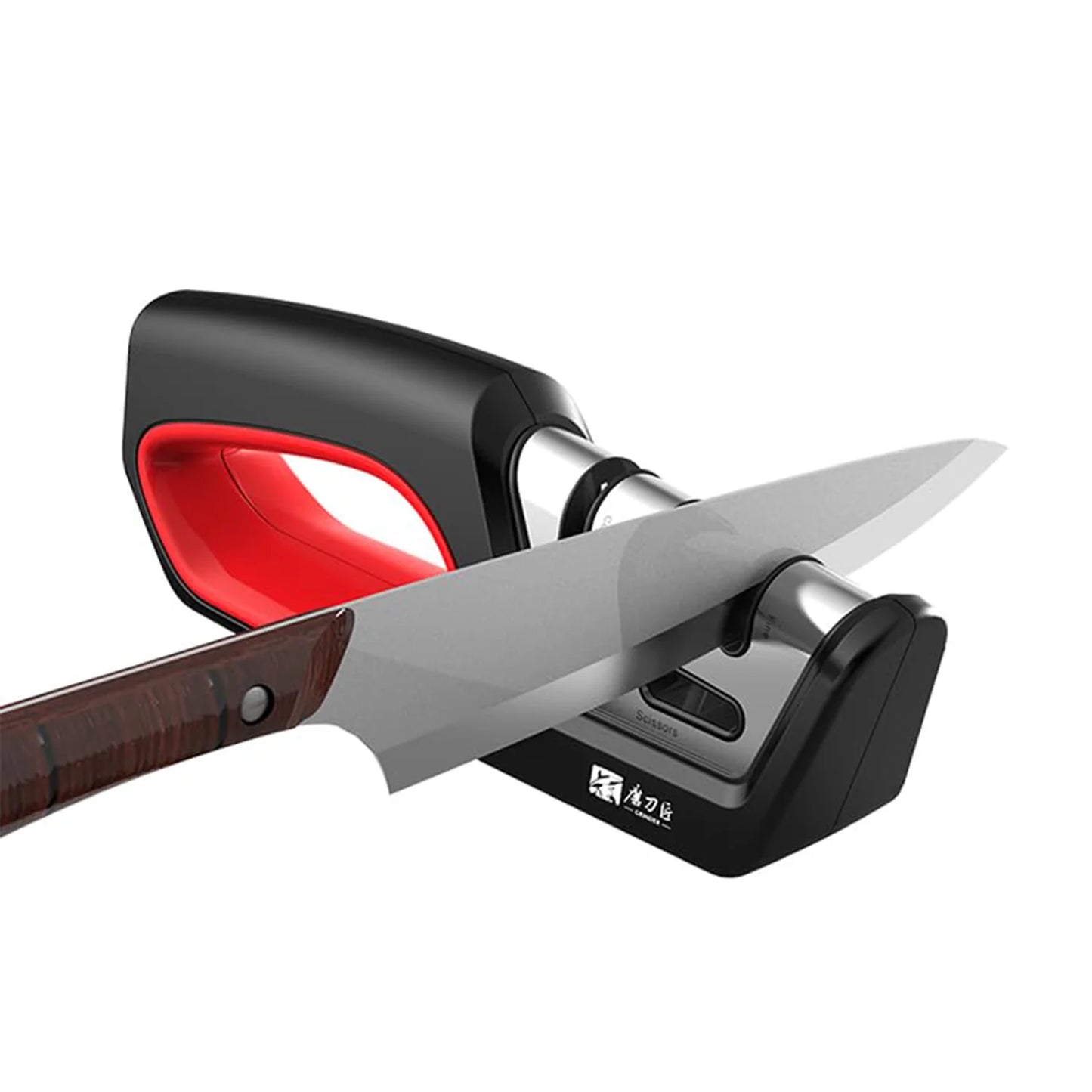 4-in-1 Kitchen Knife & Scissor Sharpener – Professional Diamond & Ceramic System