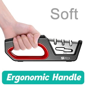 4-in-1 Kitchen Knife & Scissor Sharpener – Professional Diamond & Ceramic System