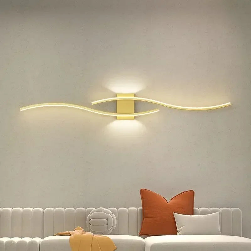 Modern LED Wall Light – Dimmable Aluminum Wall Lamp for Bedroom & Living Room
