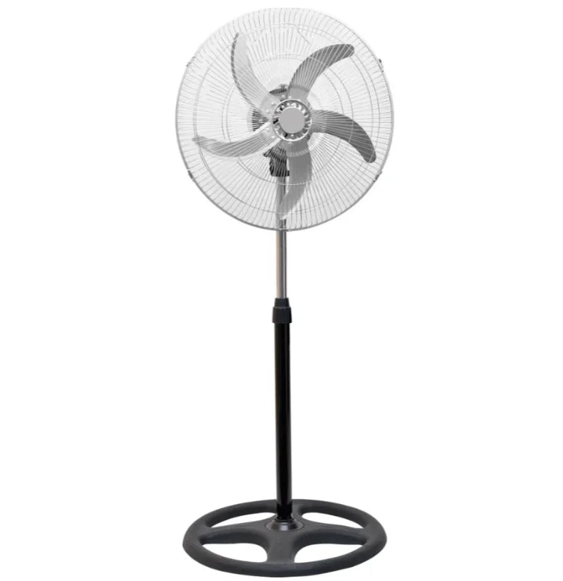 Adjustable Pedestal Standing Fan – 5-Blade Quiet Cooling with Remote