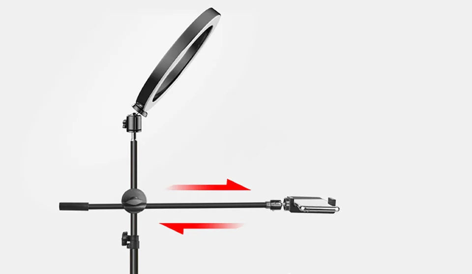 Studio-Grade Video Ring Light for YouTube, Streaming & Selfie