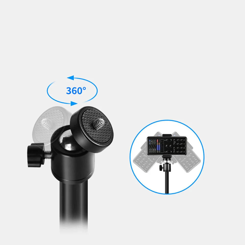 Studio-Grade Video Ring Light for YouTube, Streaming & Selfie