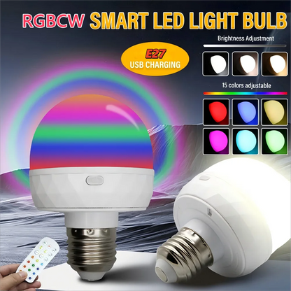 Wireless Battery-Operated Wall Sconce – Gold & Black Modern Wall Lamp with Remote & 15 RGB Colors
