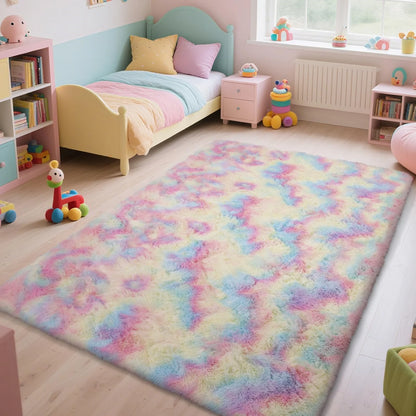 Ultra-Soft Plush Area Rug – Non-Slip Carpet for Bedroom & Living Room