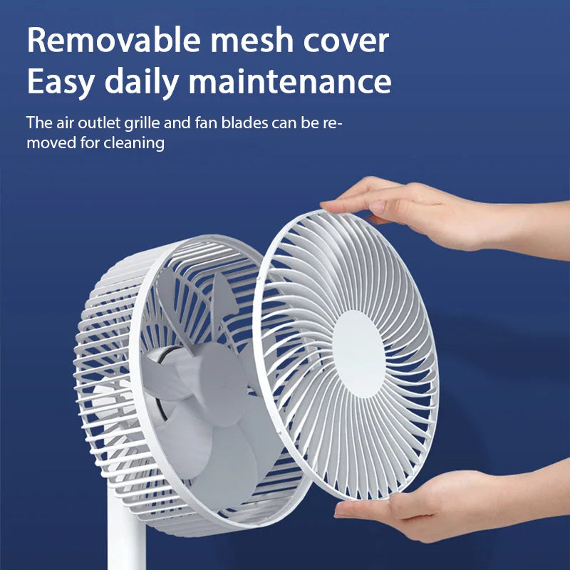 Compact Quiet Electric Fan for Office & Dormitory – USB Powered