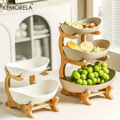 Modern 2/3-Tier Stackable Fruit & Snack Serving Stand