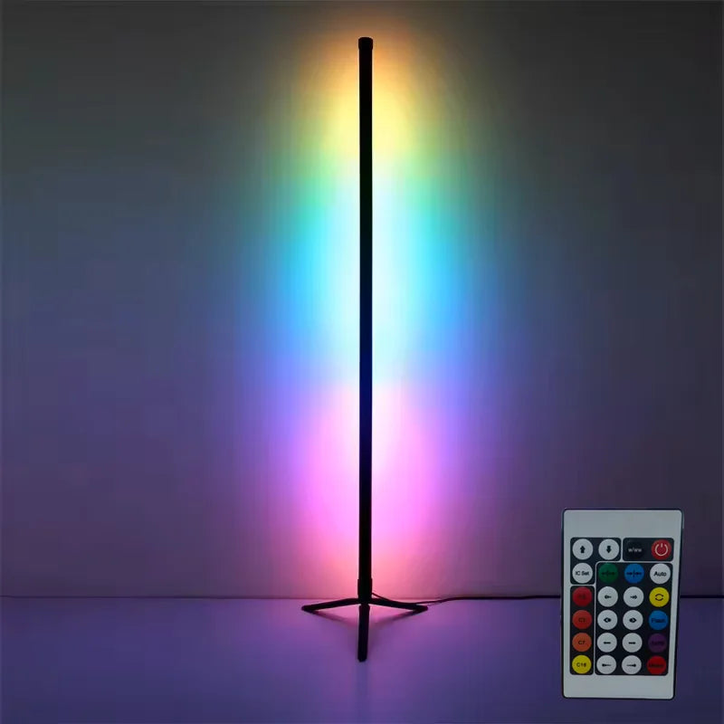 Smart RGB Corner Floor Lamp – App-Controlled LED Light with Music Sync
