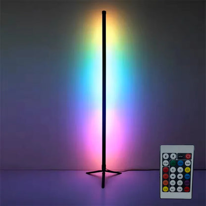Smart RGB Corner Floor Lamp – App-Controlled LED Light with Music Sync