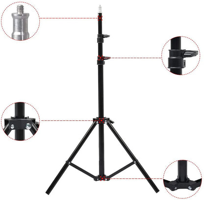 Studio-Grade Video Ring Light for YouTube, Streaming & Selfie