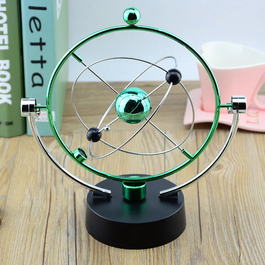 Galaxy Magnetic Perpetual Motion Pendulum – Rotating Earth Desk Decor