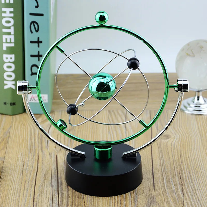 Galaxy Magnetic Perpetual Motion Pendulum – Rotating Earth Desk Decor