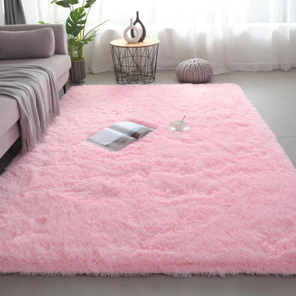 Ultra-Soft Plush Area Rug – Non-Slip Carpet for Bedroom & Living Room