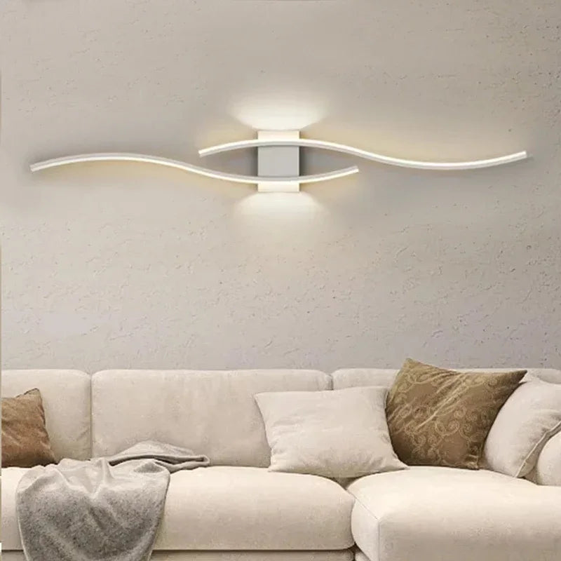 Modern LED Wall Light – Dimmable Aluminum Wall Lamp for Bedroom & Living Room