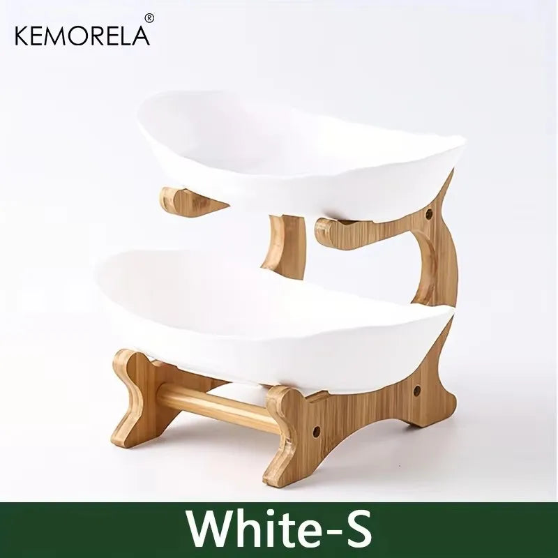 Modern 2/3-Tier Stackable Fruit & Snack Serving Stand