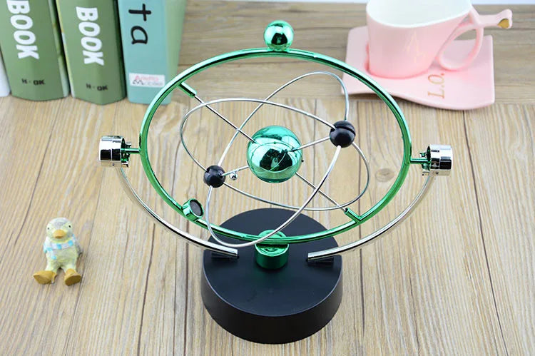 Galaxy Magnetic Perpetual Motion Pendulum – Rotating Earth Desk Decor