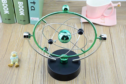 Galaxy Magnetic Perpetual Motion Pendulum – Rotating Earth Desk Decor