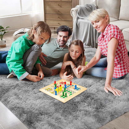 Ultra-Soft Plush Area Rug – Non-Slip Carpet for Bedroom & Living Room