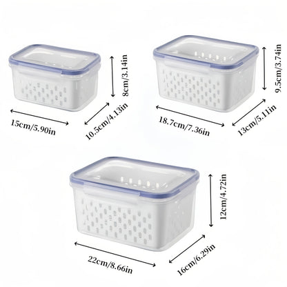 Fresh-Keeping Produce Containers – 9-Piece Kitchen Organizer Set
