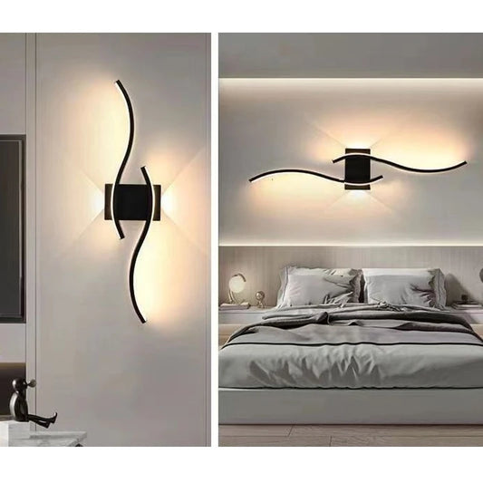 Modern LED Wall Light – Dimmable Aluminum Wall Lamp for Bedroom & Living Room