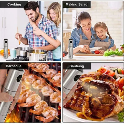 Precision Control Oil & Vinegar Spray Bottle for Healthy Cooking